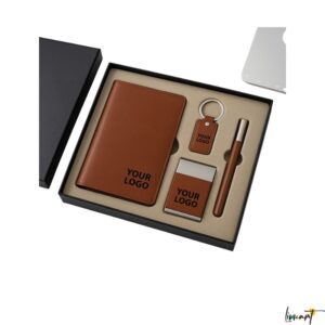 Corporate Promotional Genuine Leather Gift Set